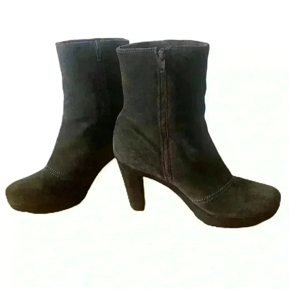 C la CANADIENNE High Heel Women’s Bootie. Brown. Size 10M Handcrafted in Canada. - Picture 2 of 16